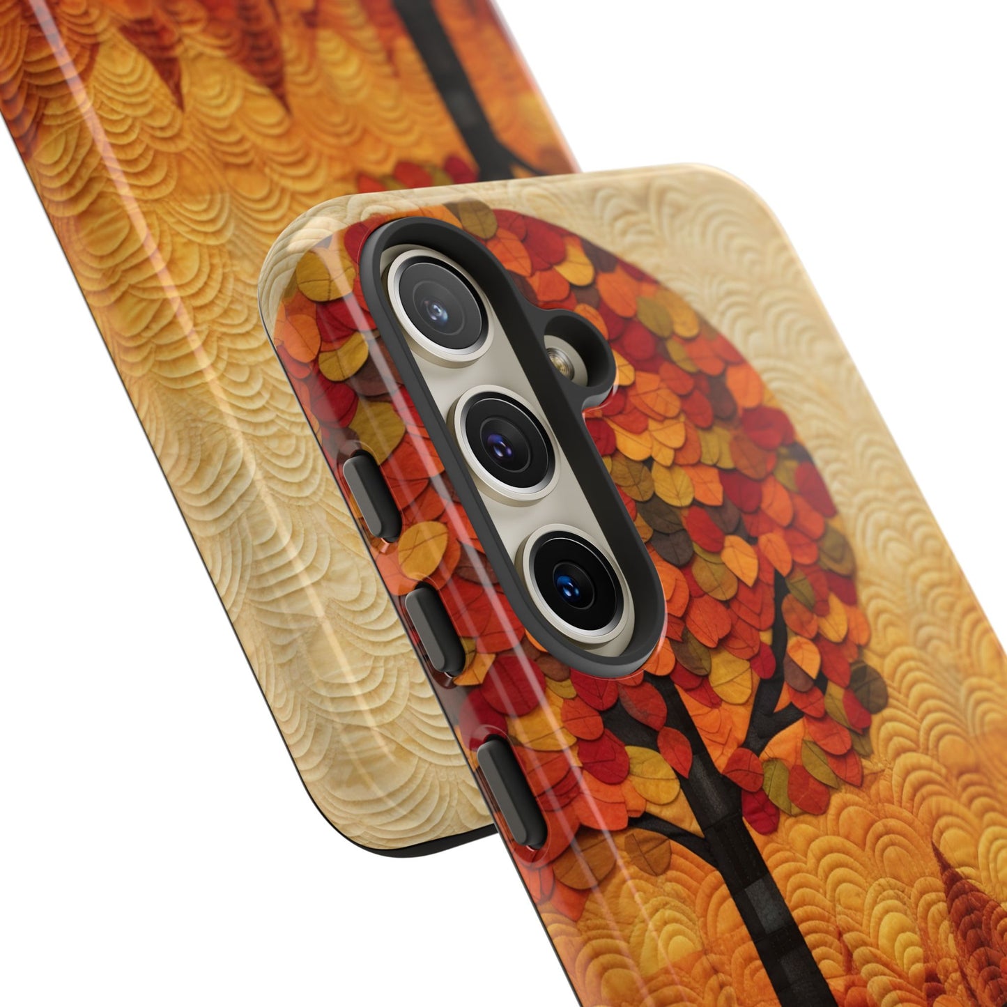 Autumn iPhone Case, Forest Embroidered Style Phone Case