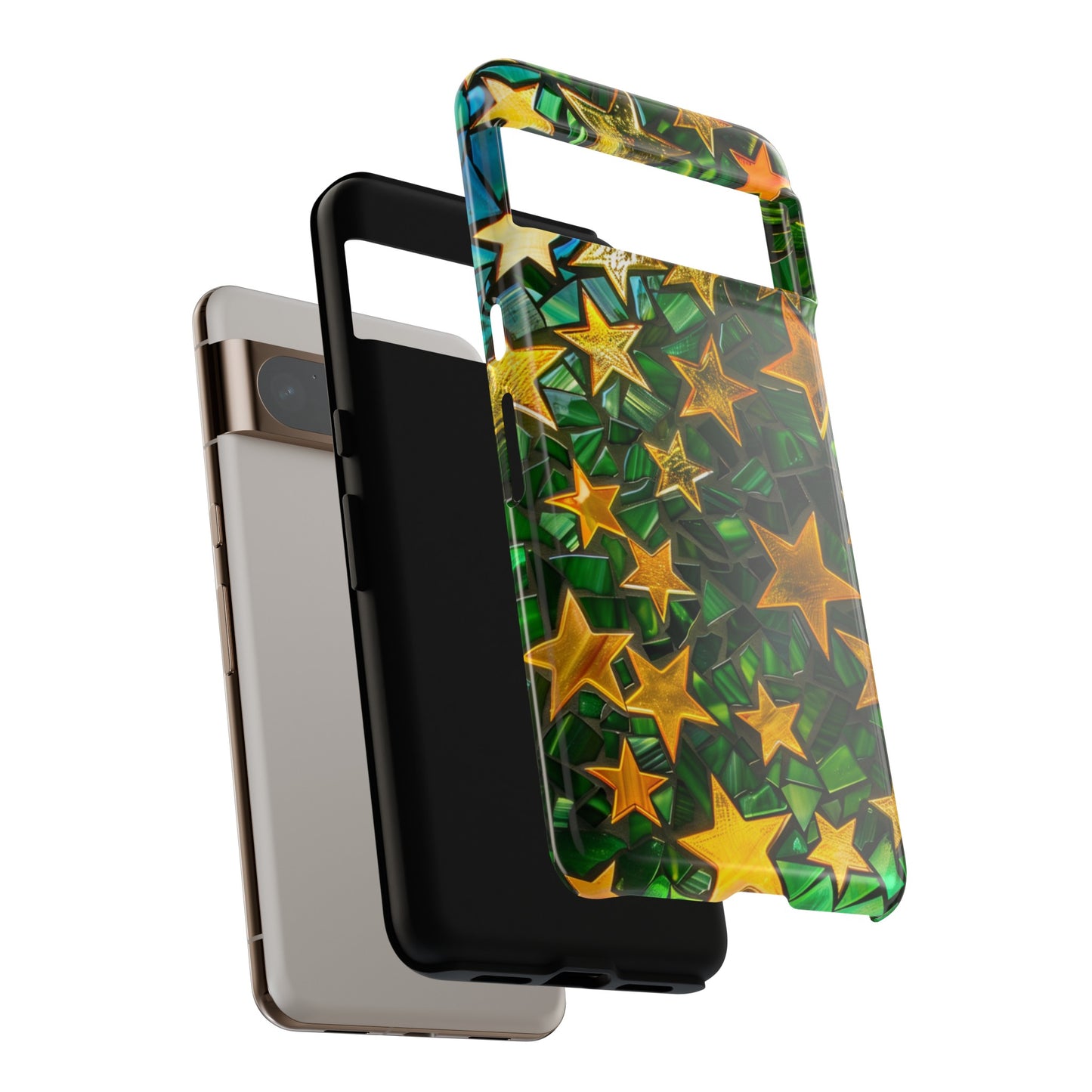 Green Celestial Stained Glass Mosaic Phone Case