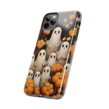 Ghostly Greetings: "Boo Trick or Treat" | Spooky Halloween Spirits iPhone Case