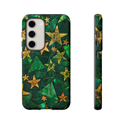 Green Celestial Stained Glass Mosaic Phone Case