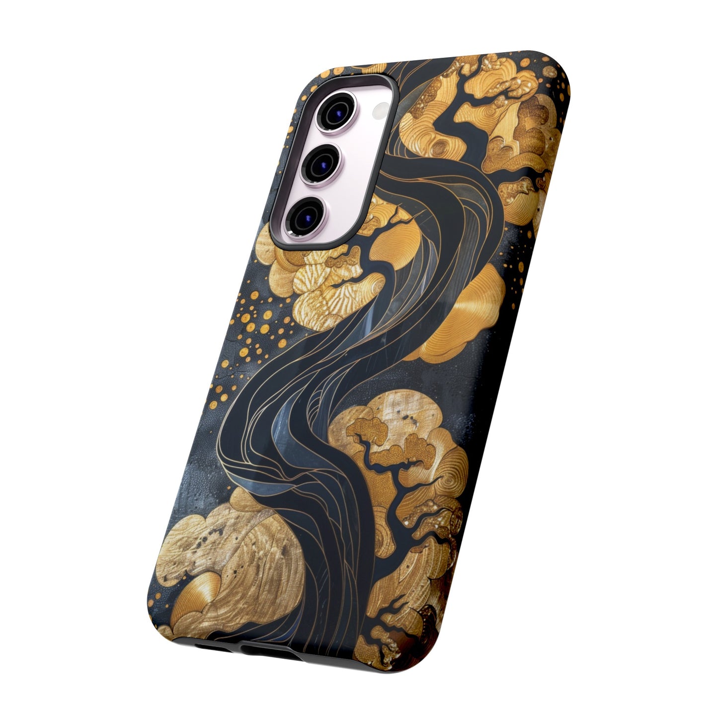 Gold and Silver Tree of Life Design Phone Case