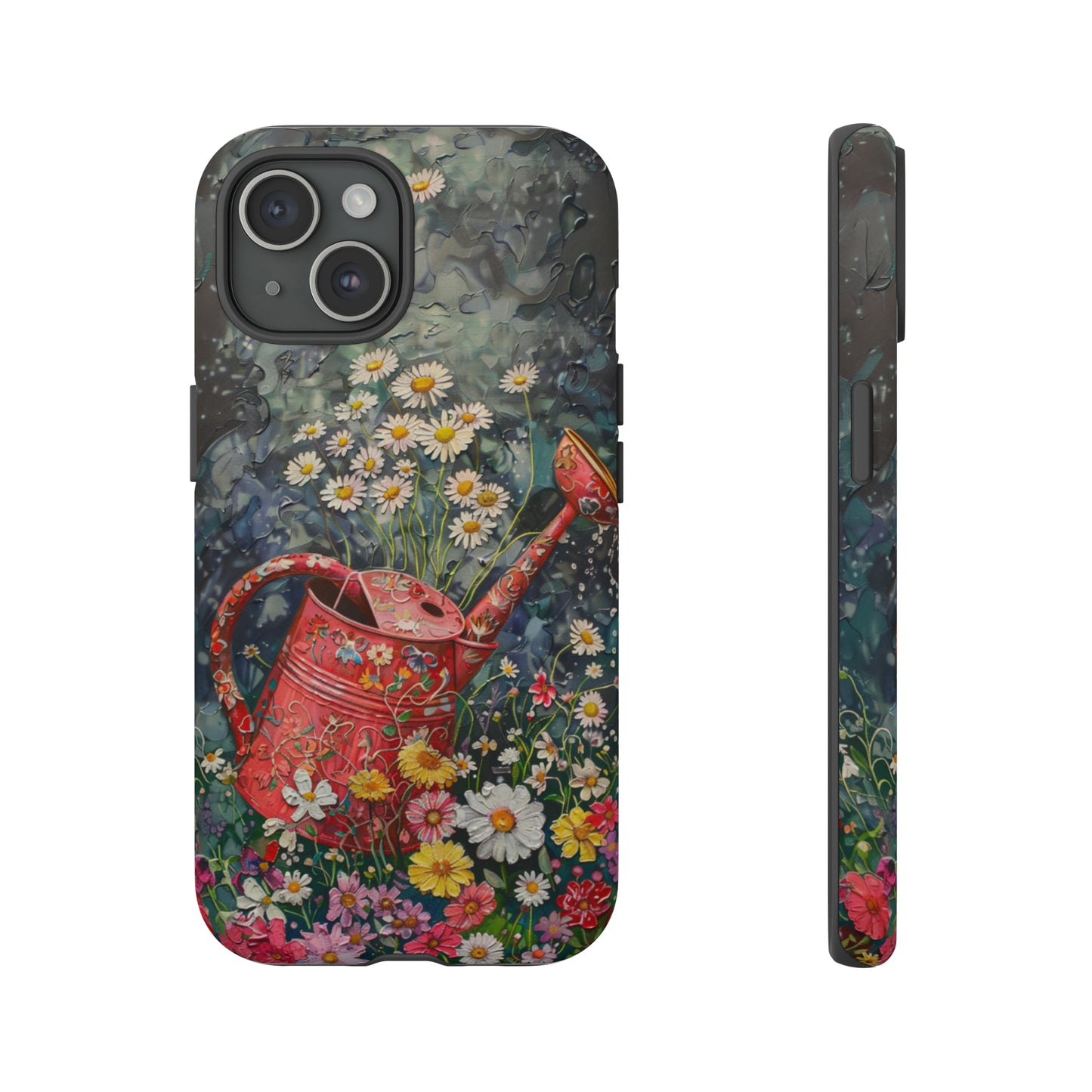 Flowers and Watering Can Floral Oil Painting Phone Case