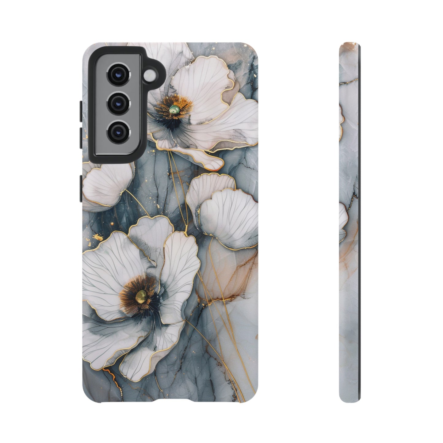 Flowers and Gold Phone Case