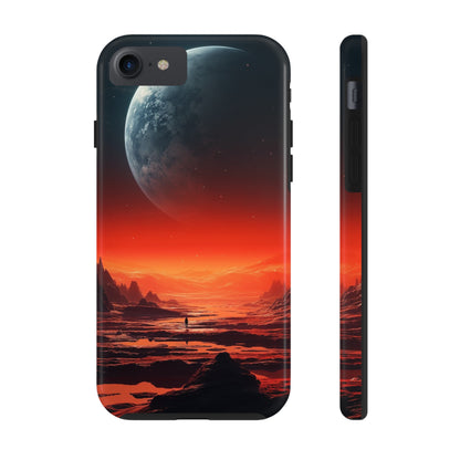 Space Alien Planets Tough iPhone Case | Explore Extraterrestrial Worlds with Futuristic Design and Reliable Protection