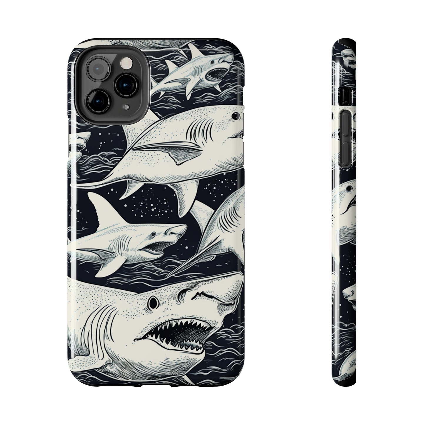 Shark Design | Swimming with the Sharks Aquatic Adventure iPhone 13 Case