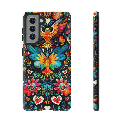 Floral Explosion Magic Hearts Phone Case