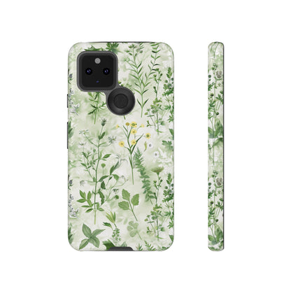 Floral Sage Green Wildflower Phone Case