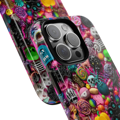 Spooky Phone Case, Candy Gothic Alt Punk Junk