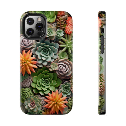 Succulent Desert Cactus Floral iPhone Case | Embrace the Beauty of Arid Elegance