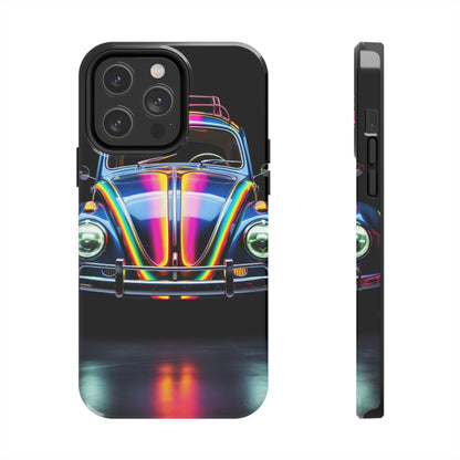 iPhone Case | Colorful Journeys: Psychedelic VW Bug iPhone Tough Case