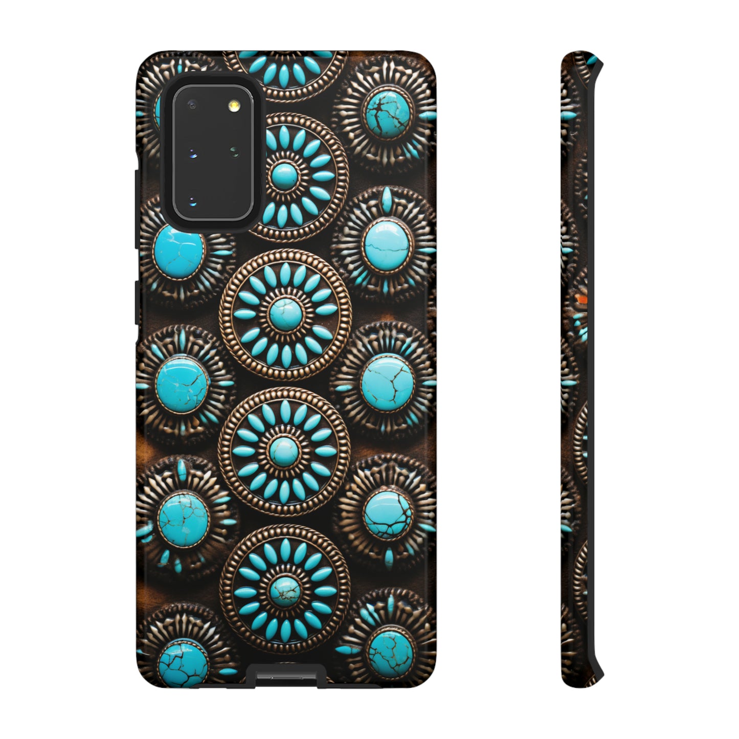 Vintage Navajo Native American Turquoise Concho Phone Case