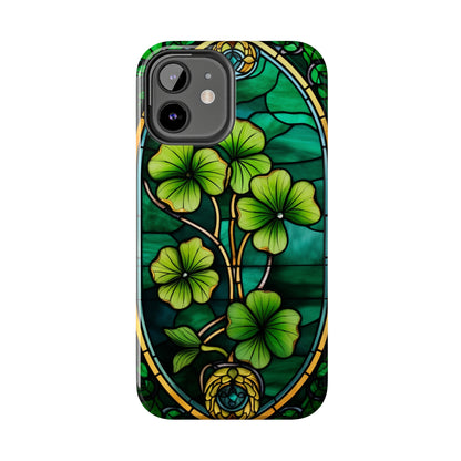 Lucky Charm: Four-Leaf Clover Phone Case | Symbol of Fortune for iPhone Models 11 through 14 Pro Max