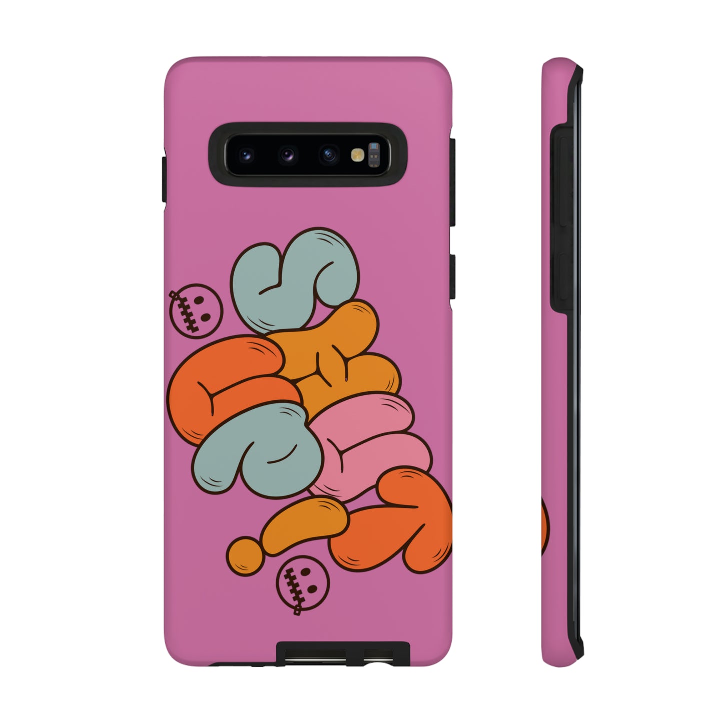 Shut Up Phone Case | Warm Retro Psychedelic Colors | For iPhone, Pixel, Samsung