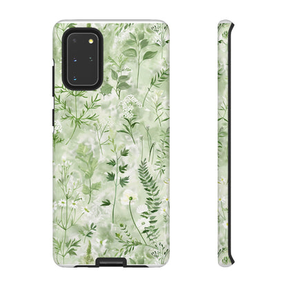 Floral Sage Green Wildflower Phone Case