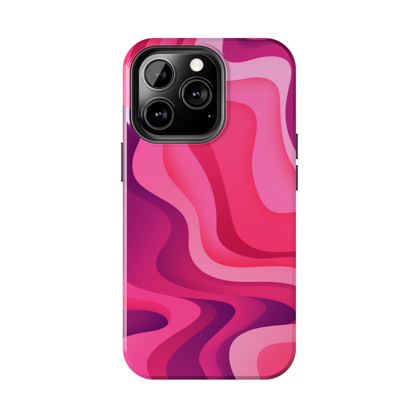 iPhone 14 Pro Pink Wave Elegance