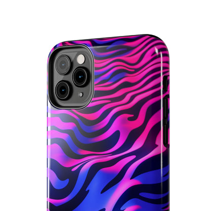 Wild Illusion: Trippy Tiger Stripes Mystique | Dynamic iPhone Case