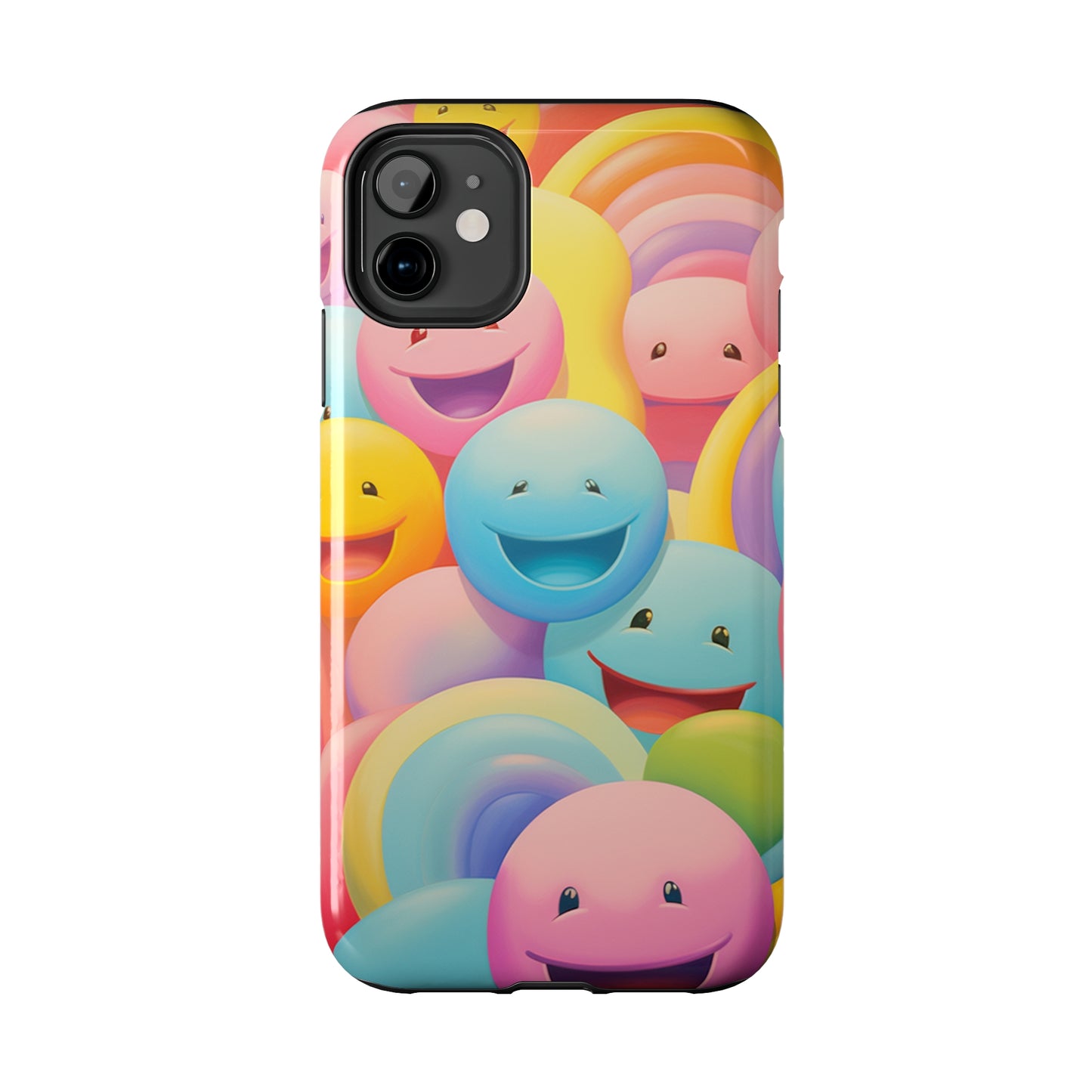 Smiley Faces case for iPhone 14 13 12 11 Pro Max case iPhone XR XS Max Case iPhone X Case iPhone 7 Plus iPhone 8 Plus case iPhone 6 case