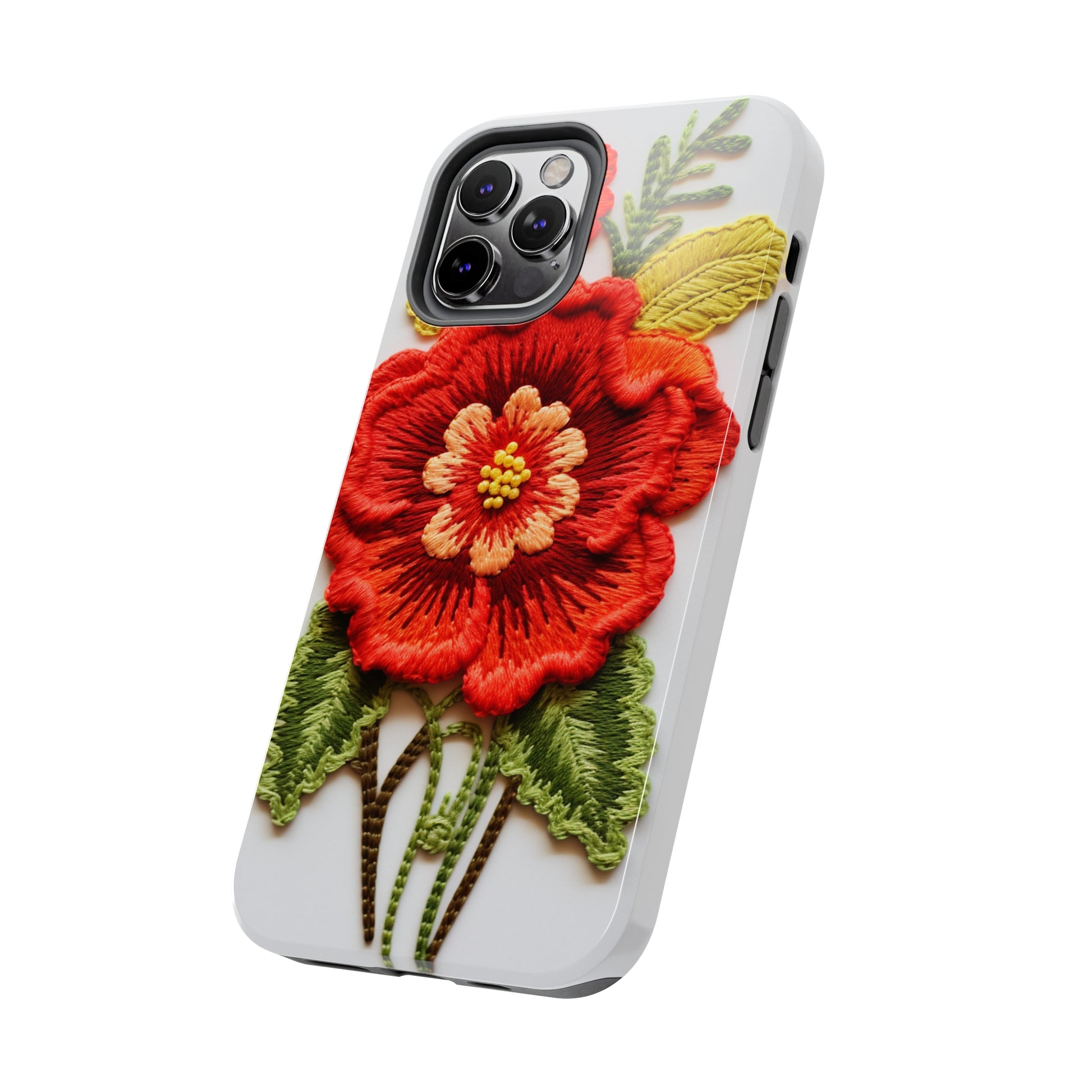 Floral Embroidery Case