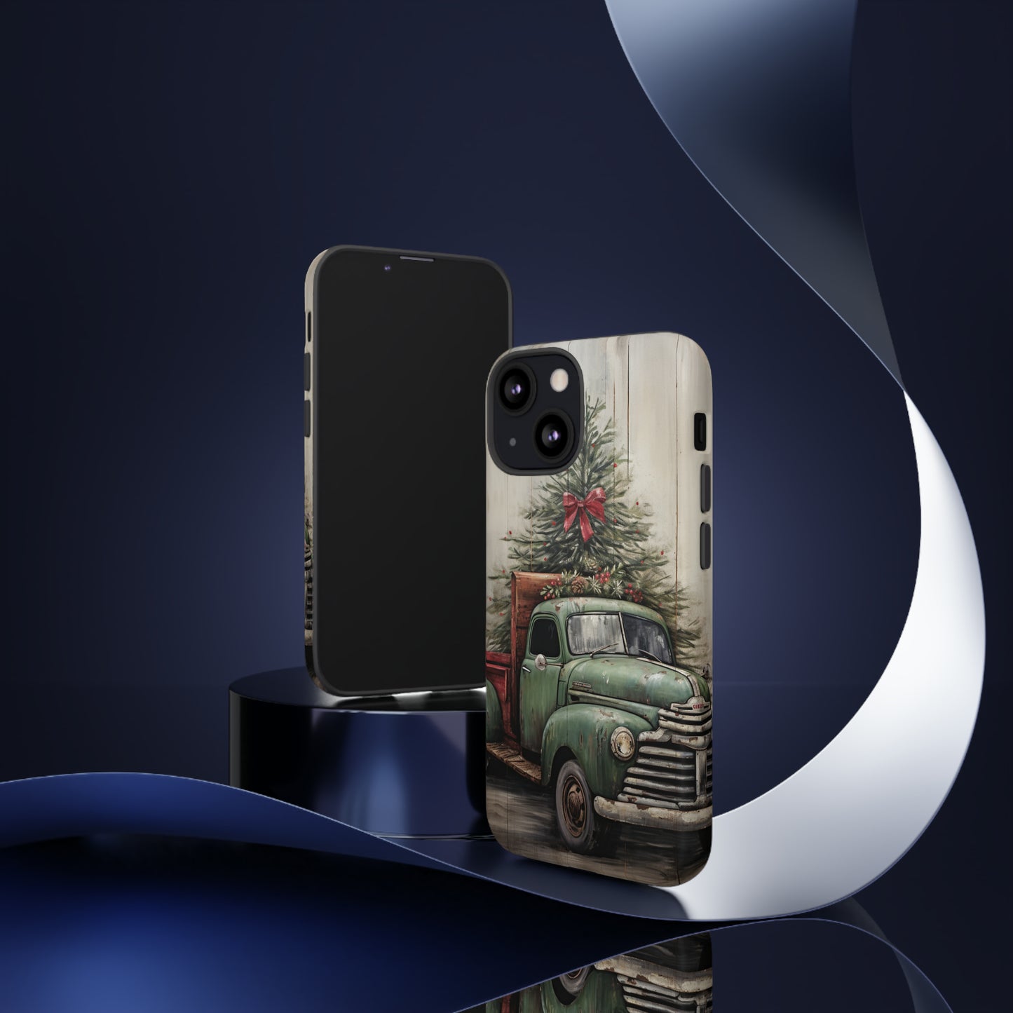 Christmas Pickup Truck Phone Case for iPhone