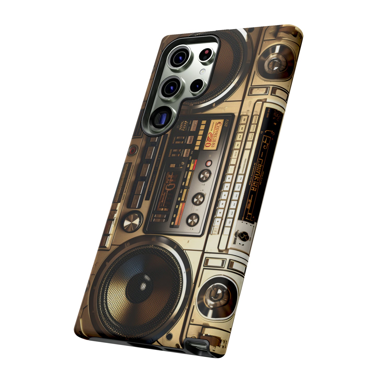 Urban Beats: Boombox Hip Hop Music Pixel Phone Case | Retro Rhythms for iPhone 15 Models