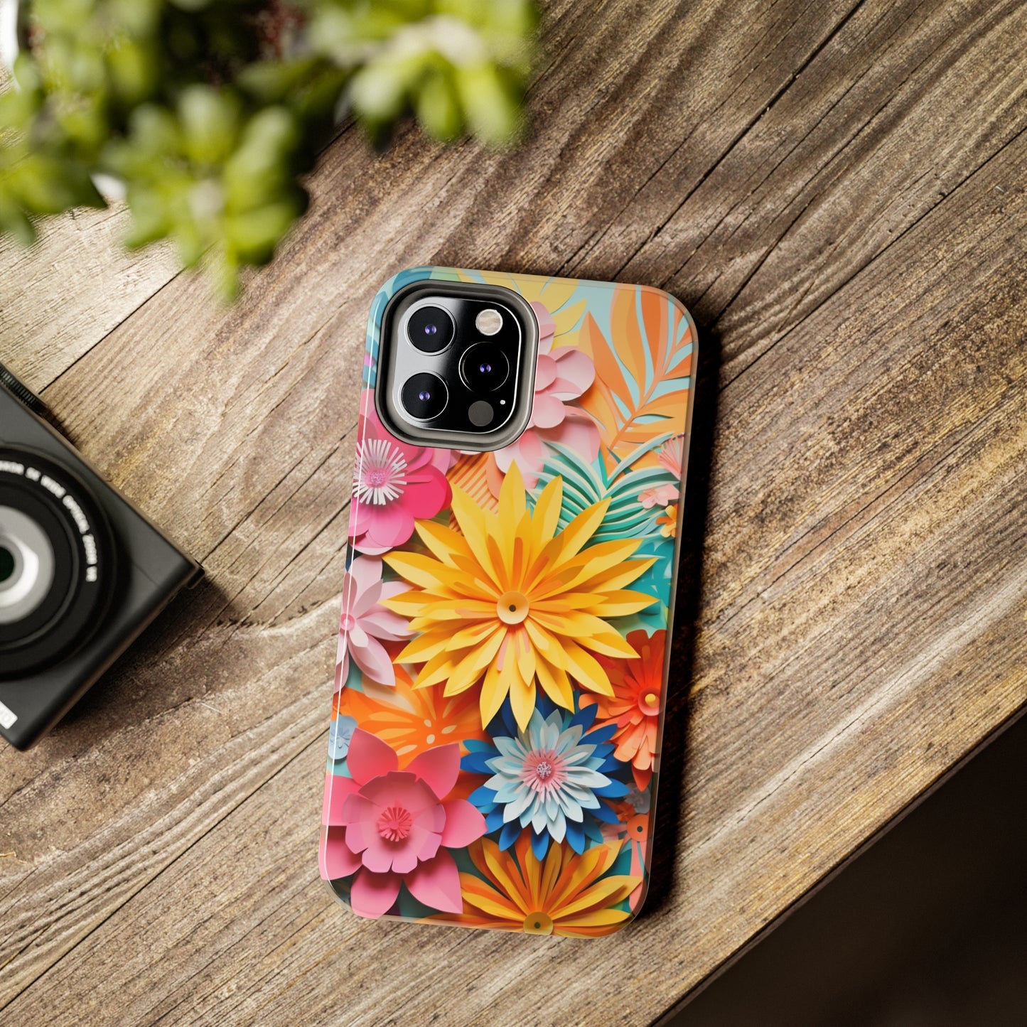 iPhone 12 Pro Max Artistry: Paper Floral Design – Crafted Elegance for iPhone 13 Pro and iPhone XR Enthusiasts