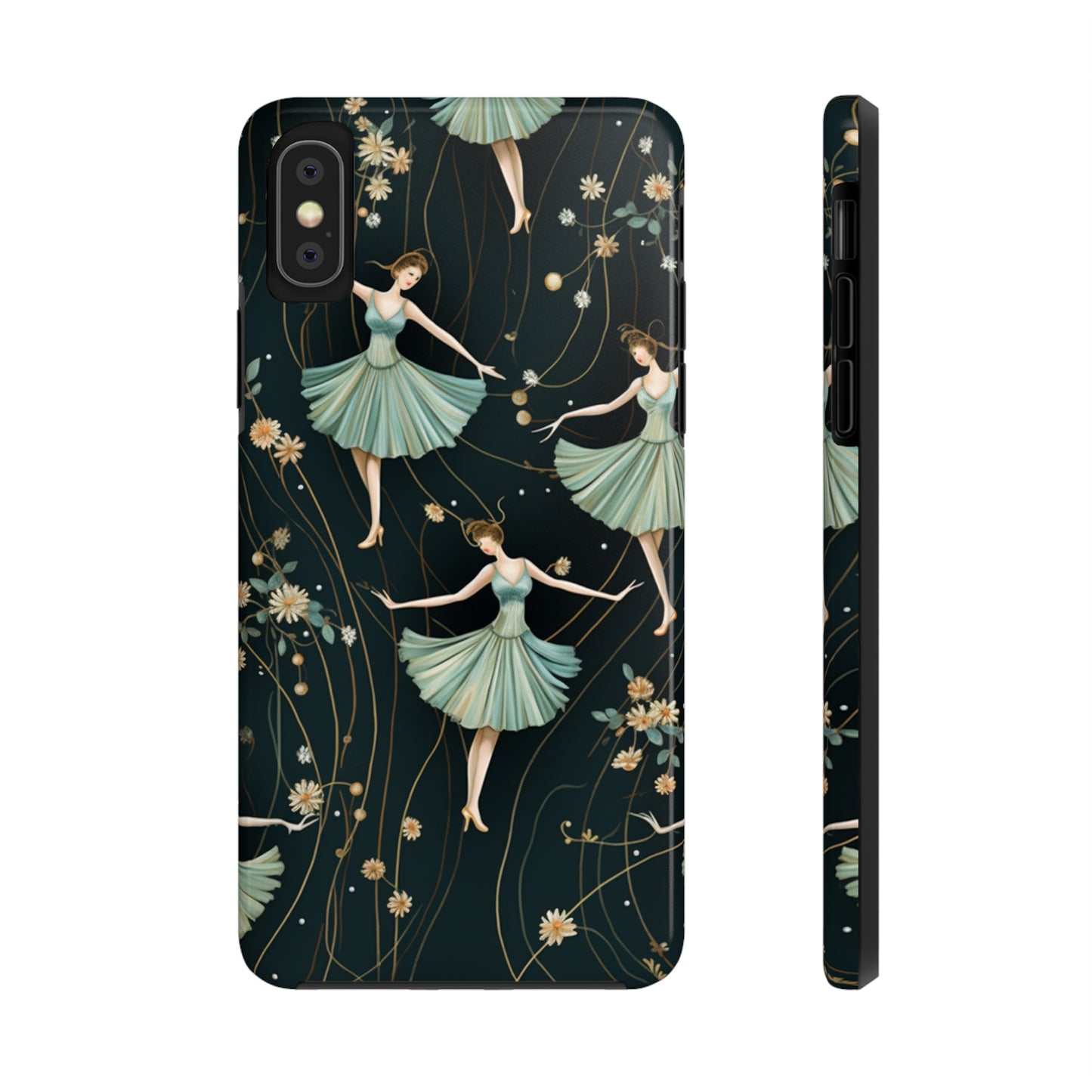 Vintage Style Dancing Ballerina iPhone Case | Embrace Elegance and Grace in Retro Charm