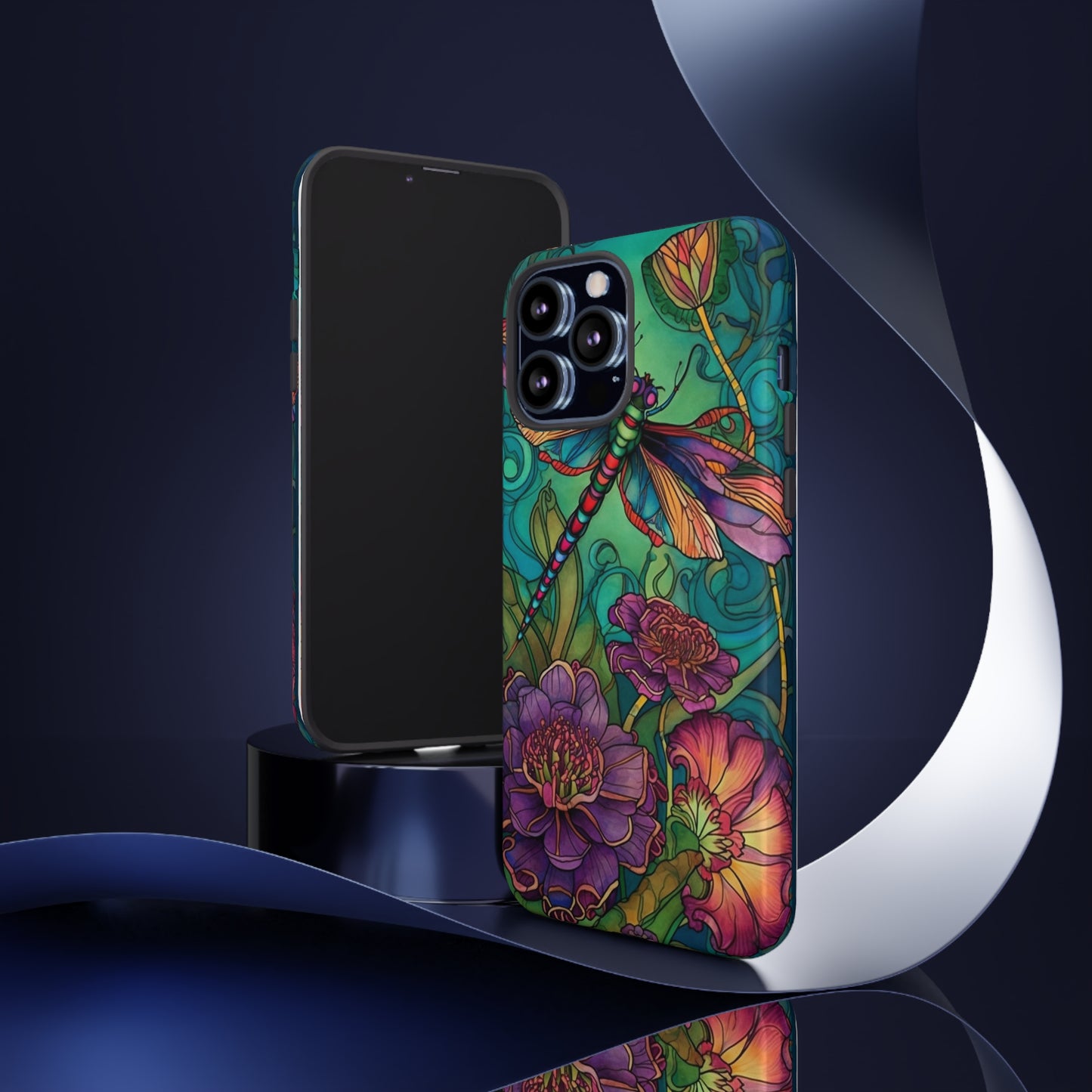 Art Nouveau Dragonfly - A Timeless Symbol of Elegance for Google Pixel, iPhone, and Samsung Cases