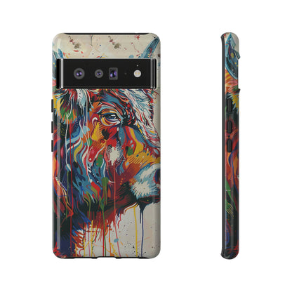 Whole Lotta Bull Abstract Phone Case