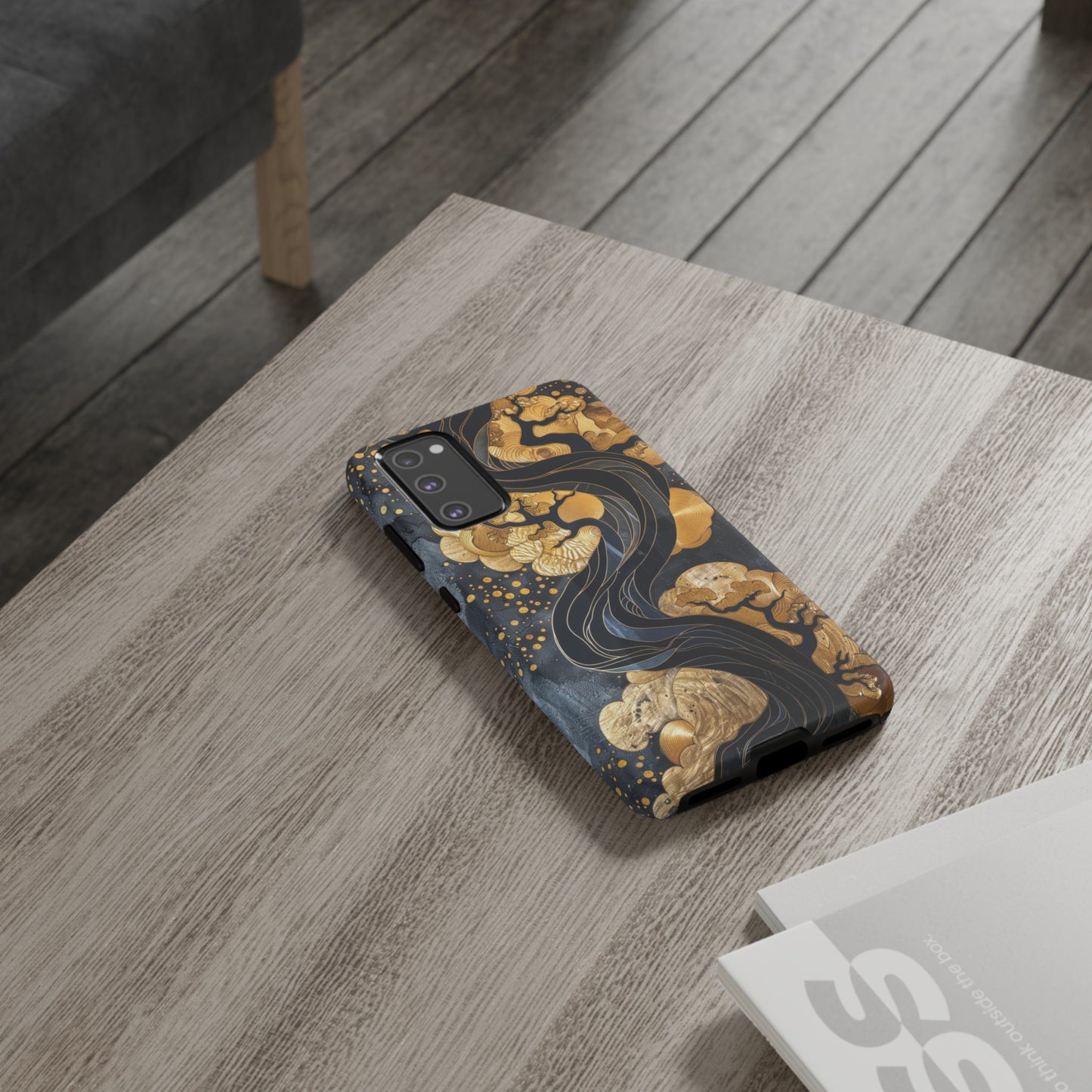 Gold and Silver Tree of Life Design Phone Case