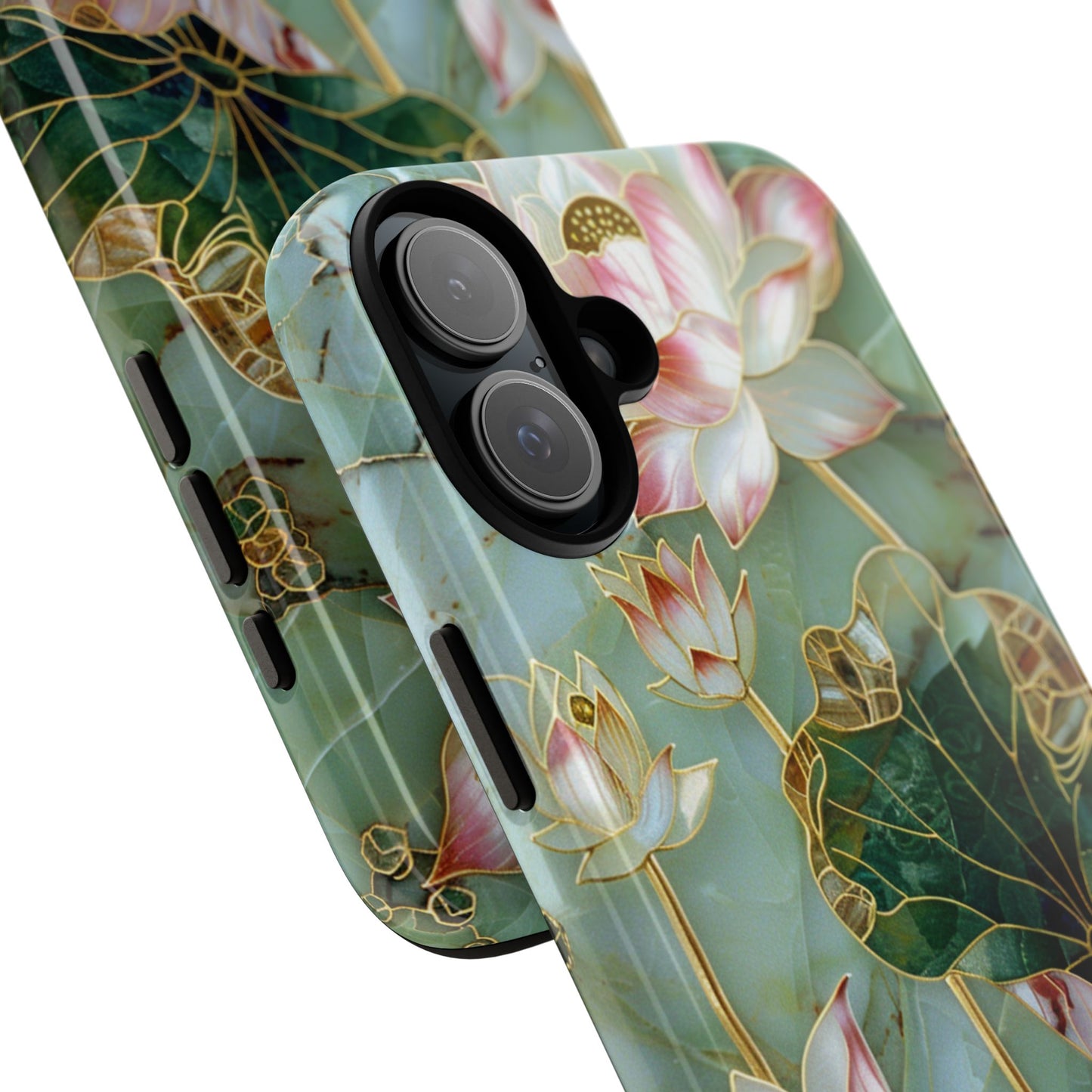 Elegant Floral Phone Case - Tough Cases with Lotus Design