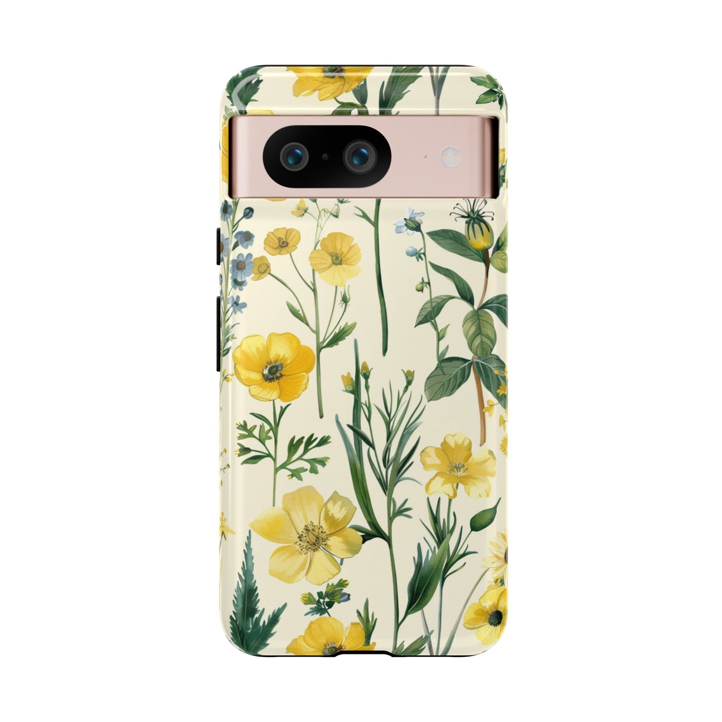 Floral Sage Yellow Wildflower Phone Case