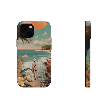 A Day at the Beach iPhone Tough Case | Embrace the Serenity of Coastal Living with Reliable Protection