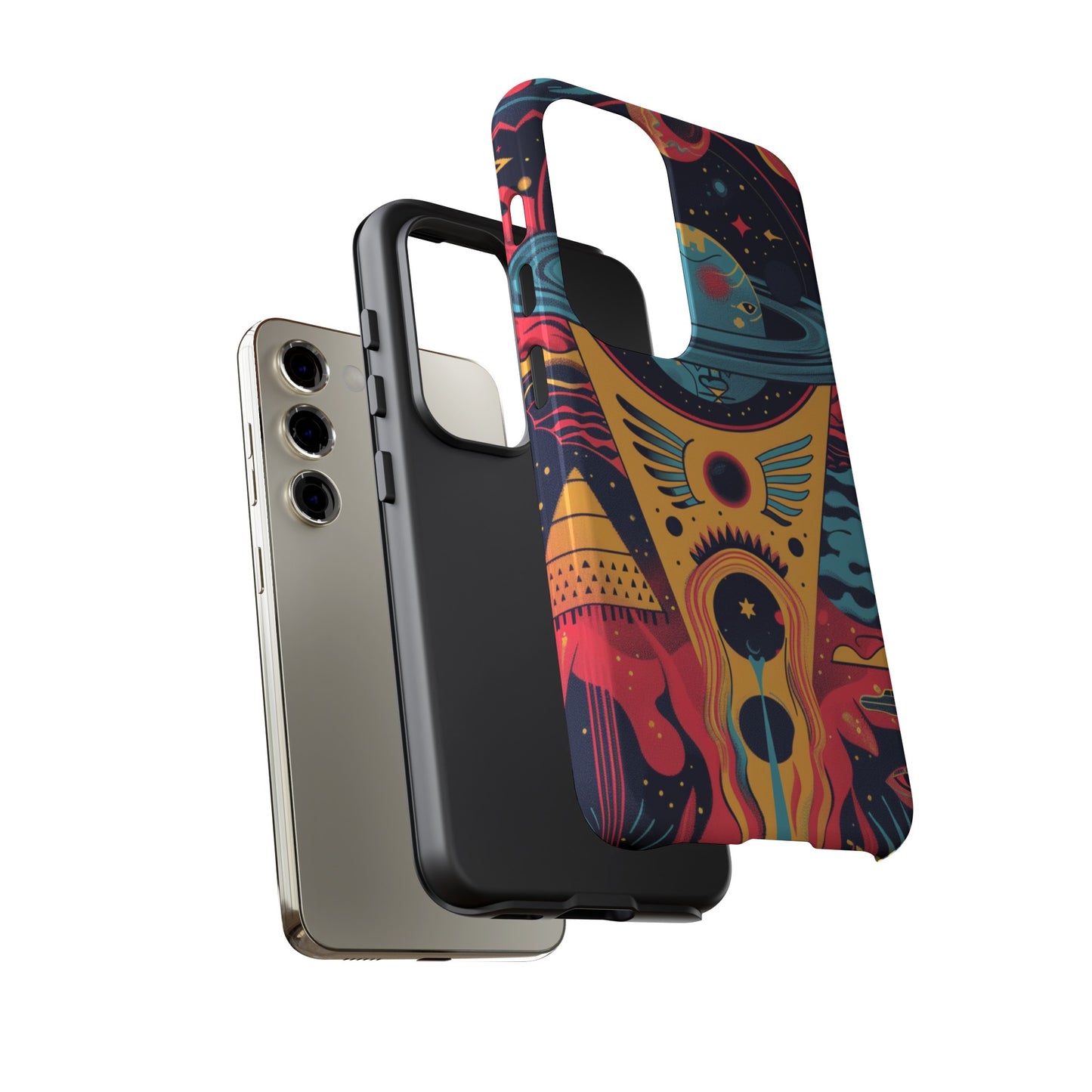 Cosmic Journey Space and Time Phone Case