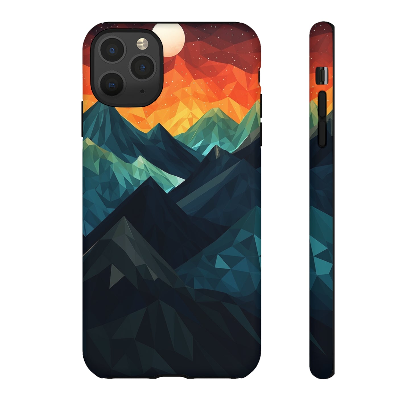 Mountain Abstract Tough Case | Embrace Nature's Beauty with a Durable Phone Case