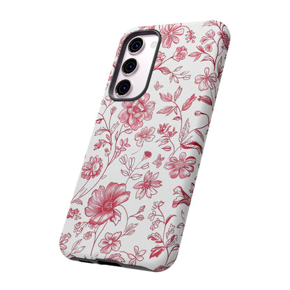 Pink Floral Wildflower Phone Case