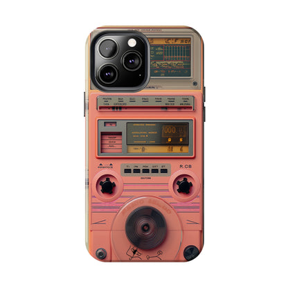 Cyberpunk Retro Walkman Nostalgia | Vintage Beats Revival iPhone Case