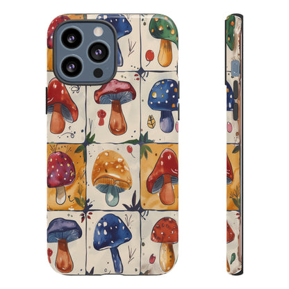 Trippy Magic Mushroom Toadstools Phone Case