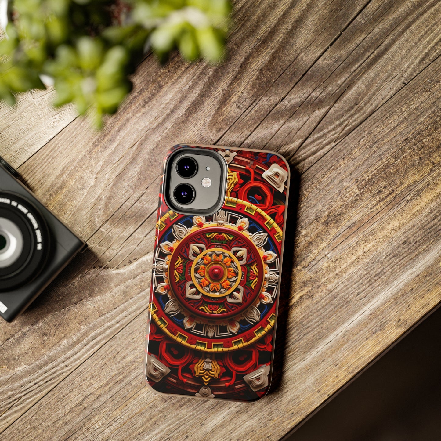 Mystical Visions: Psychedelic Tibet Mandala | Buddhist iPhone Case