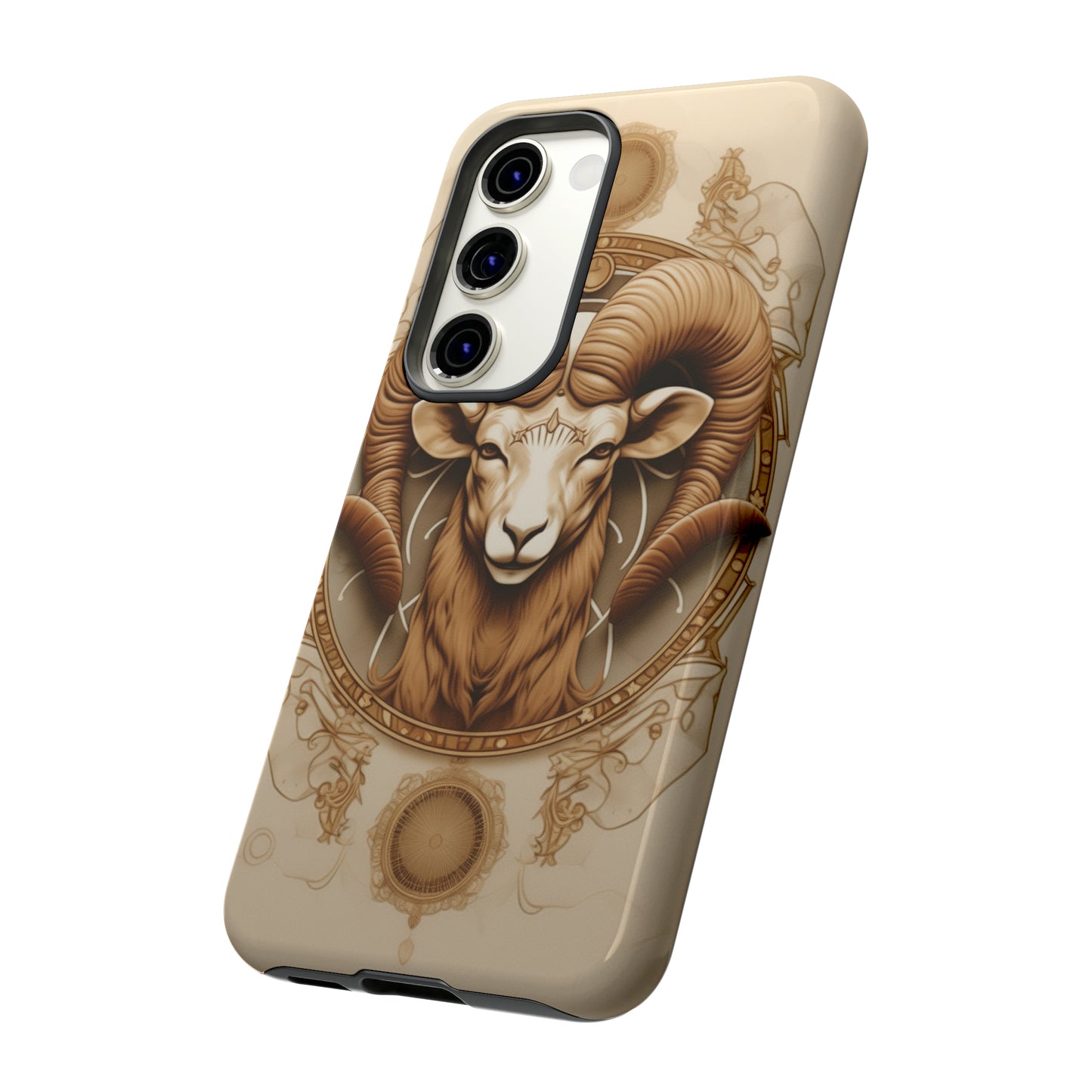 Aries Astrology Stained Glass Phone Case