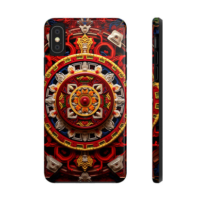 Mystical Visions: Psychedelic Tibet Mandala | Buddhist iPhone Case