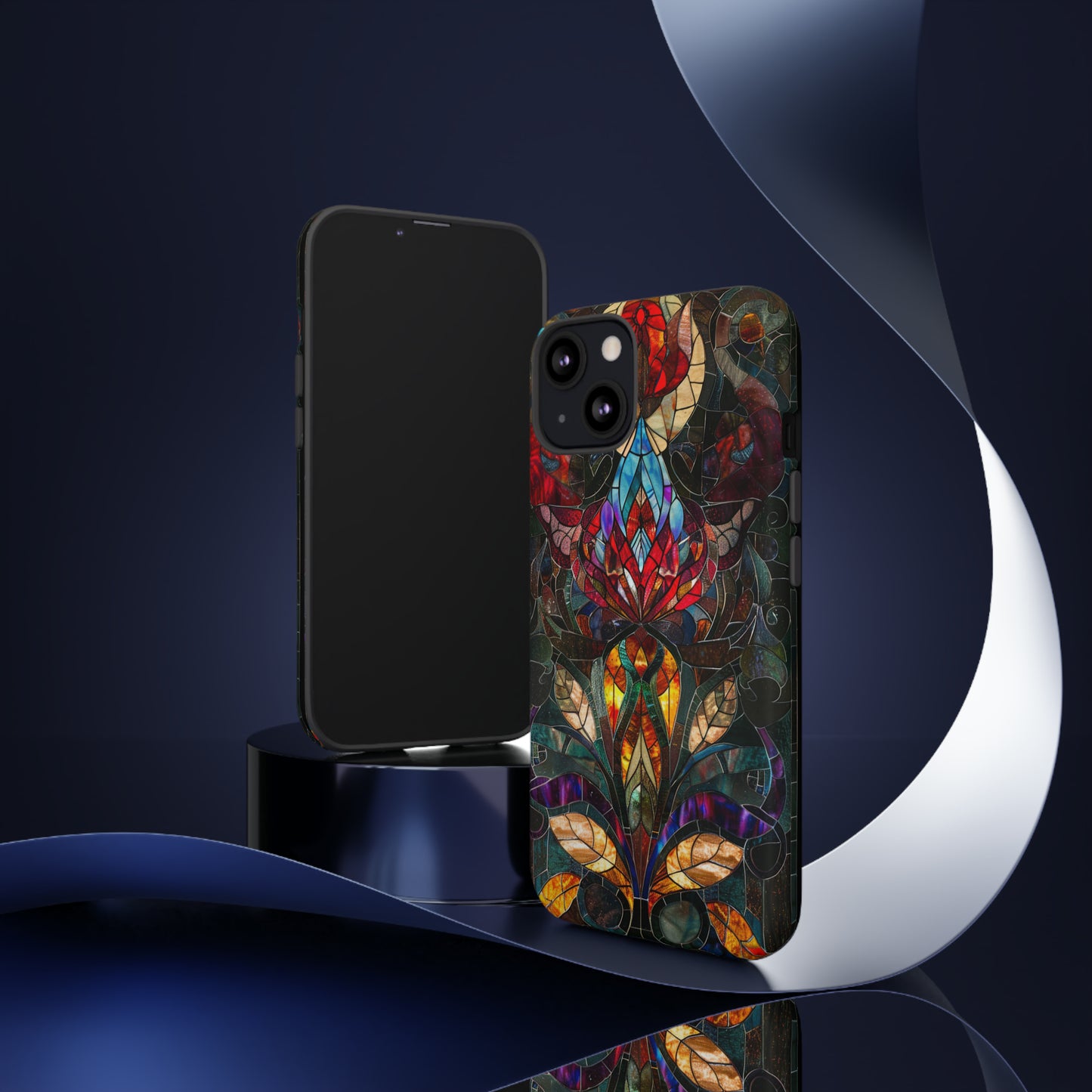 Art Deco Stained Glass floral Phone Case