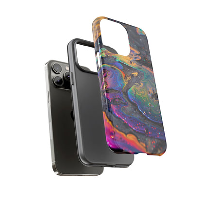 Opalescent Marbled Holographic Print Phone Case