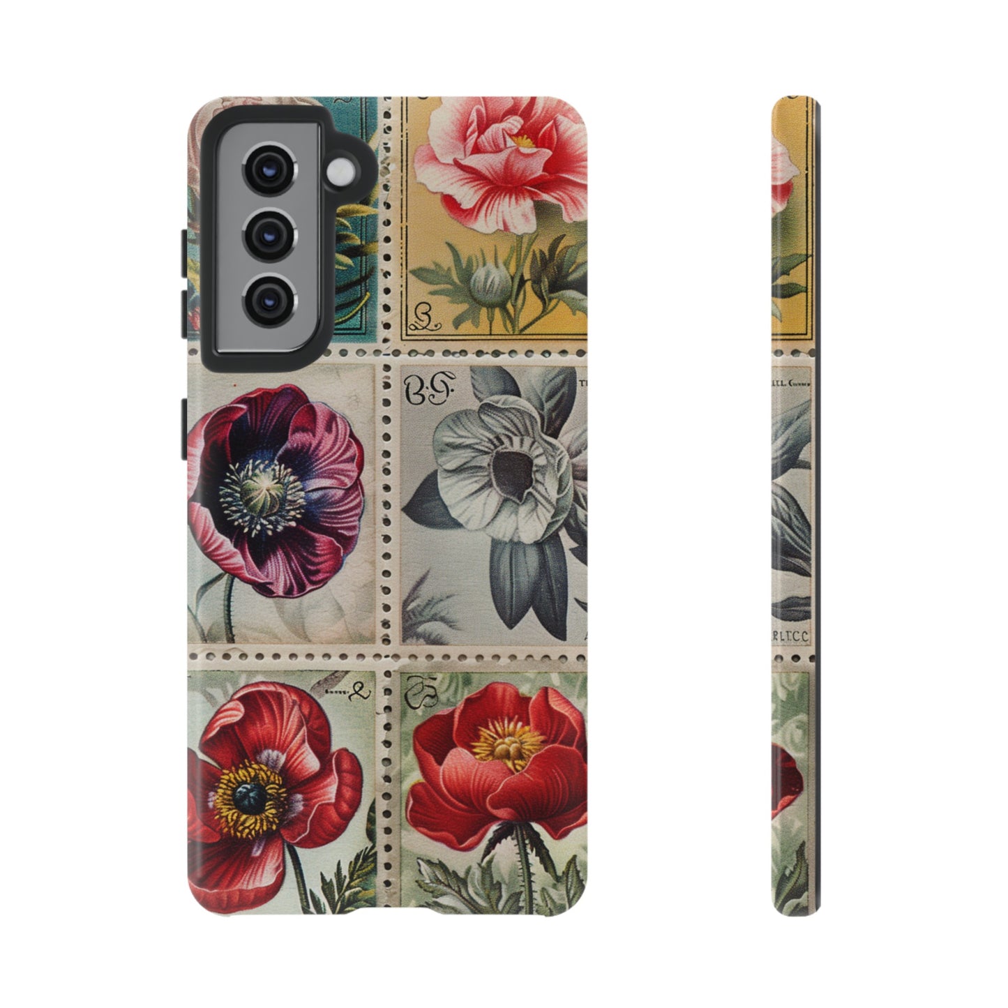 Vintage Floral Stamps Phone Case