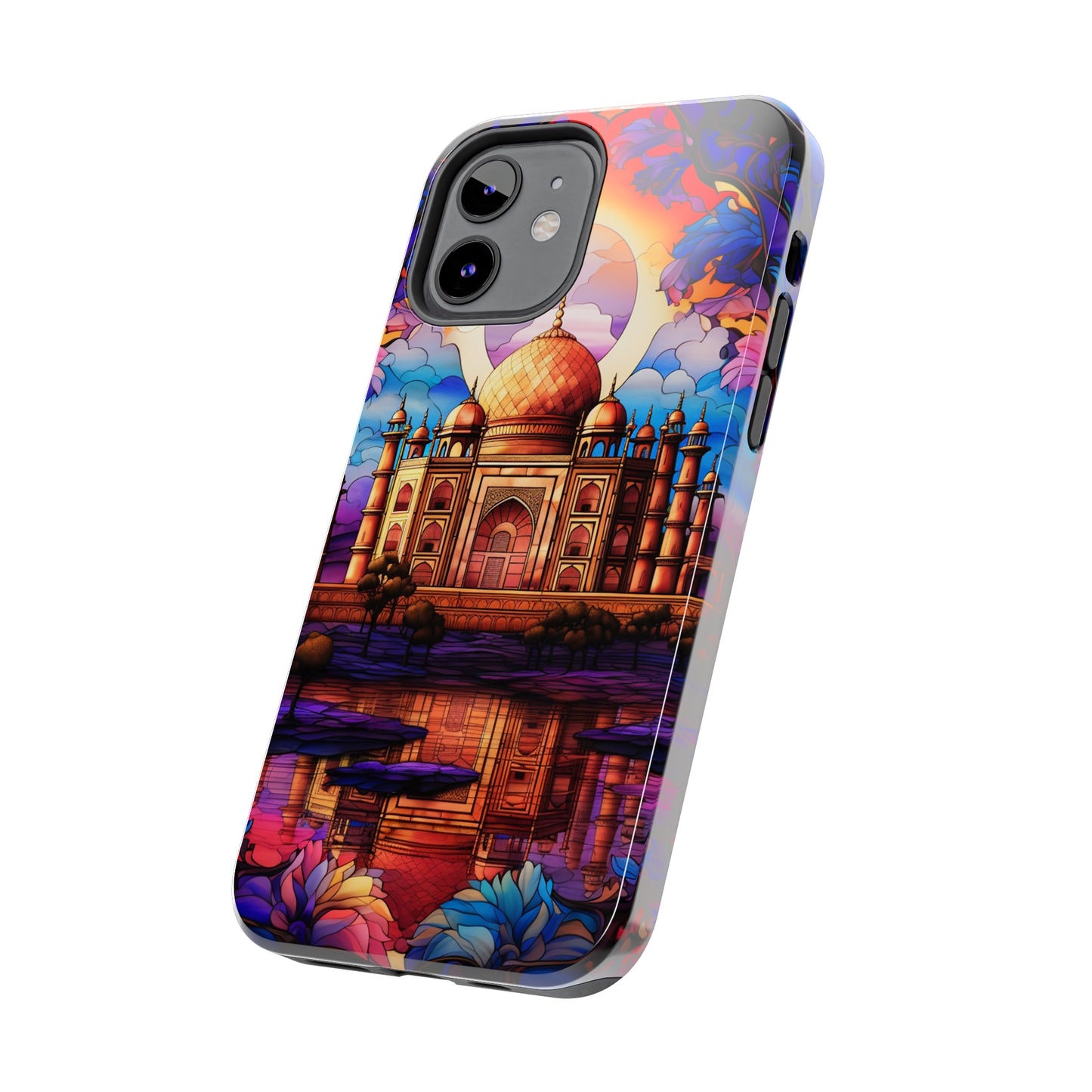 Taj Mahal Silhouette iPhone Case | Royal Elegance for Models 11 through 14 Pro Max