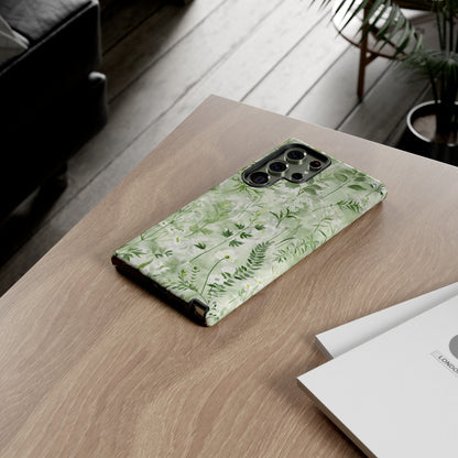 Floral Sage Green Wildflower Phone Case