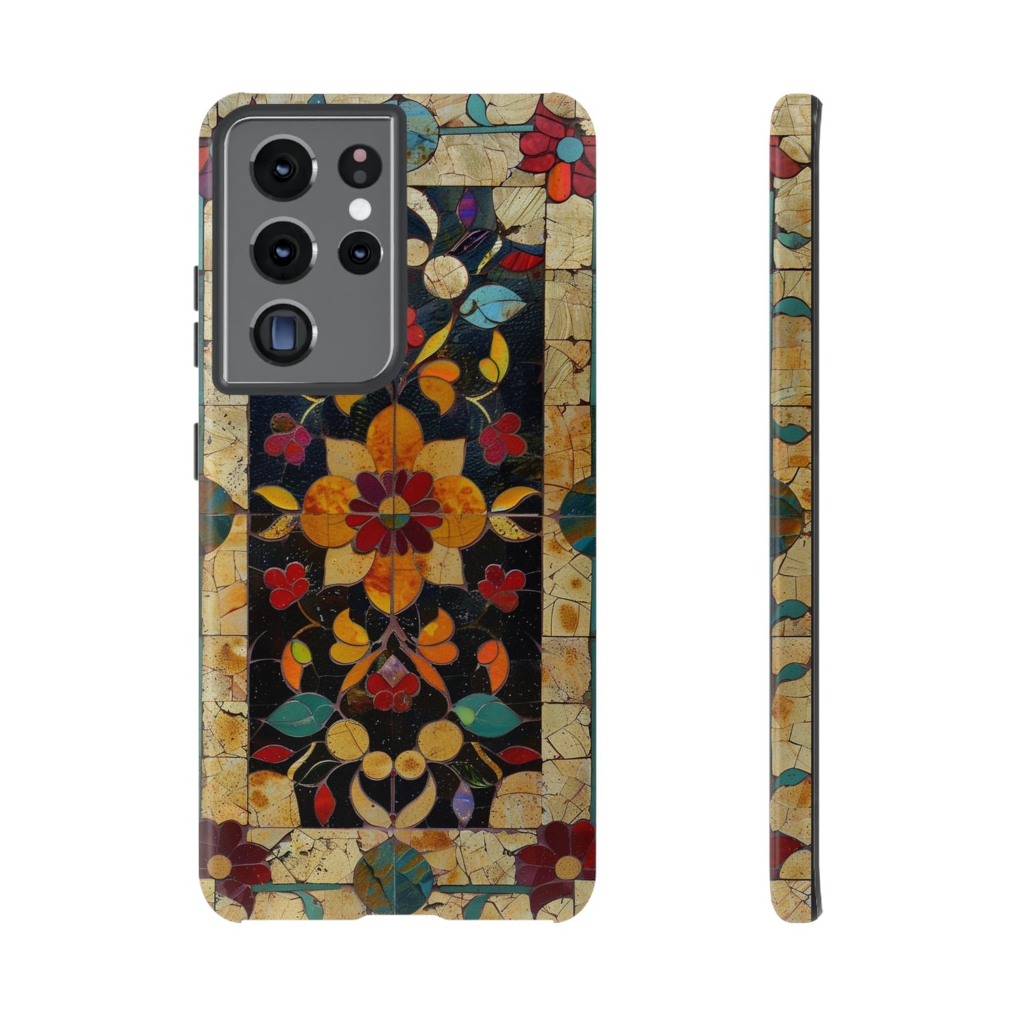 Azulejo Porcelain Vintage Tile Mediterranean Design Phone Case