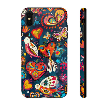 Bright Colorful Mexican Style Mural Painting Phone Case