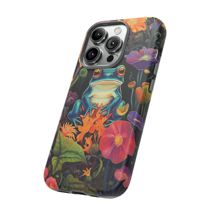 Floral Frogs Elegance Phone Case for Google Pixel, iPhone & Samsung Galaxy