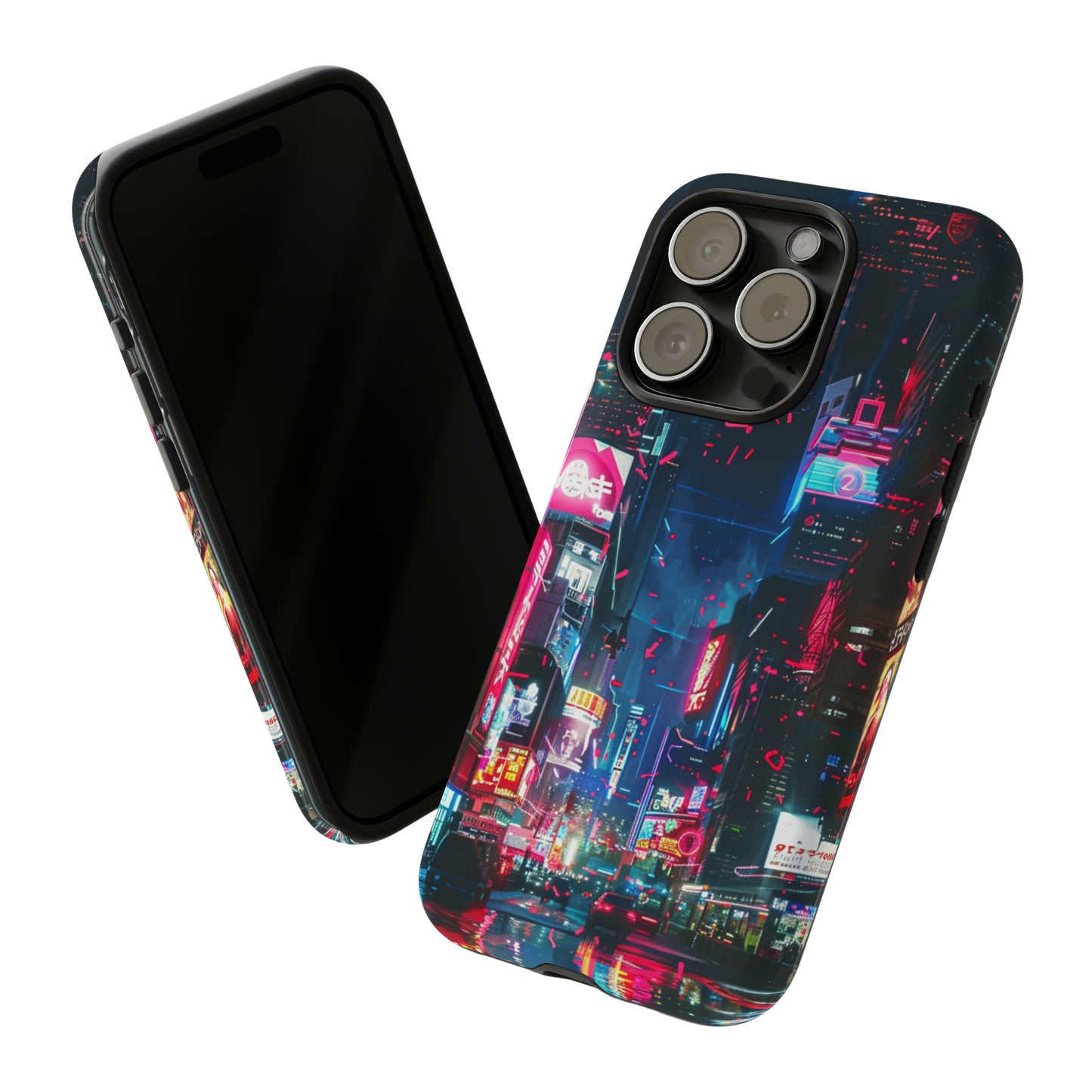 Cyberpunk Tokyo Cityscape Phone Case