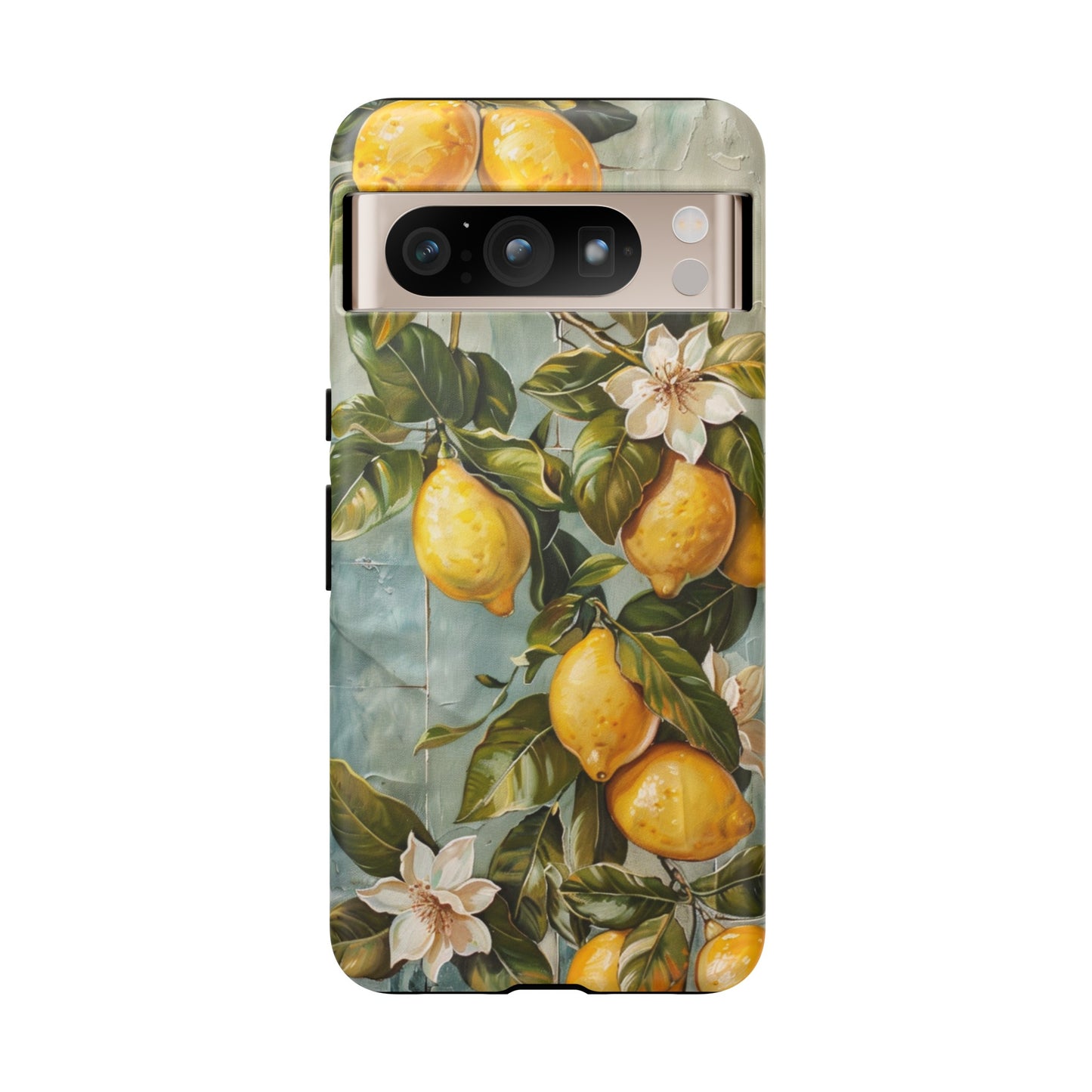 Mediterranean Lemon Tile Oil Painting iPhone 13 Case